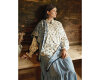 Schnittmuster Bluse mit Plastron und Rüschen, burda style 5700