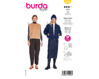 Schnittmuster Weste & Jacke mit Knöpfen burda...