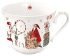 Porzellantasse WEIHNACHTSWERKSTATT, Wichtel, Grätz Verlag