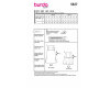 Schnittmuster Midirock mit Raffung, burda style 5837