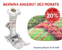 BERNINA Rücktransportfuß mit transparenter Sohle # 34