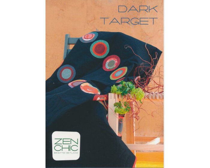 Patchwork-Anleitung DARK TARGET, Quilt mit Kreisen, Moda Fabrics
