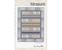 Patchwork-Anleitung STRATUM, Quilt, Moda Fabrics