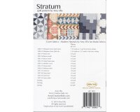 Patchwork-Anleitung STRATUM, Quilt, Moda Fabrics
