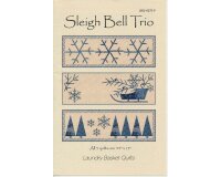 Patchwork-Anleitung SLEIGH BELL TRIO, drei winterliche Quilts, Moda Fabrics