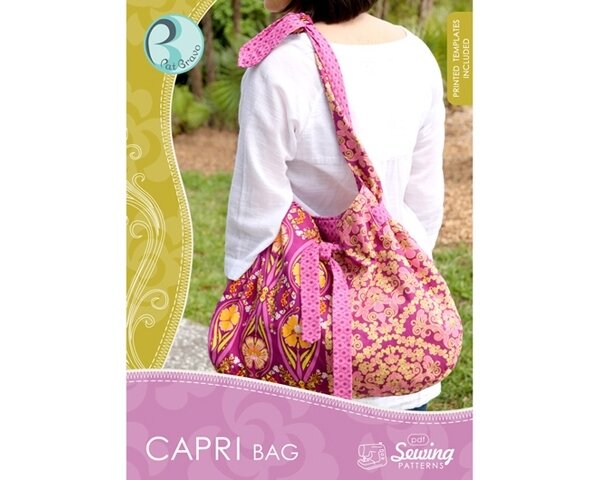 1 Restexemplar Pat Bravo - Sewing Patterns mit CD Capri Bag, Taschen-Schnitt, große Schultertasche