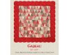 Patchwork-Anleitung CADEAU, quadratischer Weihnachts-Quilt mit Bogenkante, Moda Fabrics