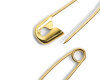 Sicherheitsnadeln GEBOGEN, gold, Prym