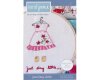 1 Restexemplar Aufbügelbares Stickmuster JUST STAY LITTLE, 2 Designs, Sarah Jane