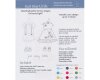 1 Restexemplar Aufbügelbares Stickmuster JUST STAY LITTLE, 2 Designs, Sarah Jane