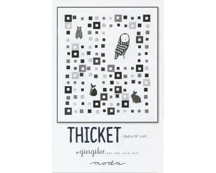 Patchwork-Anleitung THICKET, Quilt, Moda Fabrics