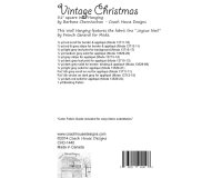 Patchwork-Anleitung VINTAGE CHRISTMAS, quadratischer Wandbehang, Moda Fabrics